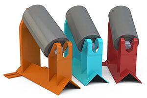 3 ppi retro rolls in orange, blue, and red